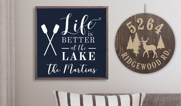 Personalized RV and Camping Signs