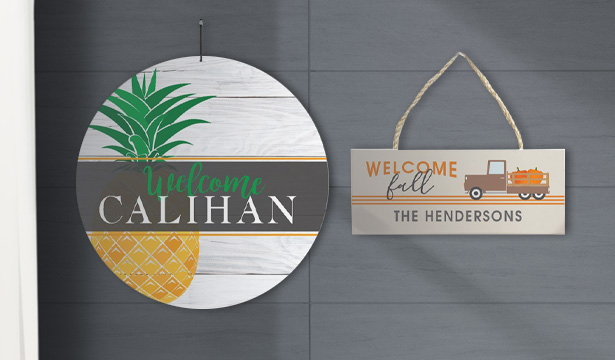 Personalized Welcome Signs