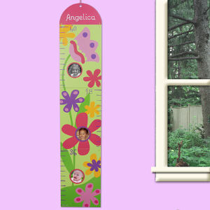Custom Printed Flower Growth Chart | Personalized Growth Charts