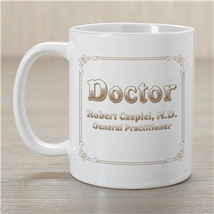 Personalized Doctor Coffee Mug | Customizable Coffee Mugs