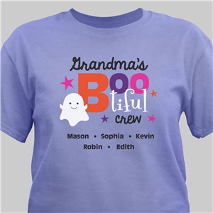 Personalized Grandmas Bootiful Crew T-Shirt 311838X
