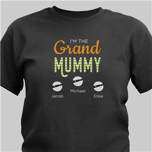 Personalized Im The Grand Mummy T-Shirt | Halloween Shirts For Grandma