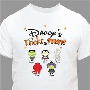 Tricks and Treats Character Personalized T-shirt 31444X