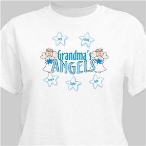 Angels Personalized T-Shirt | Personalized Grandma Shirts