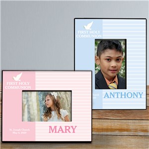 Picture Frame For First Communion | Personalized Dove Photo Frame