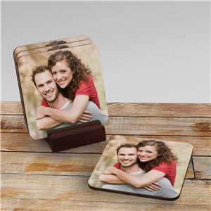 Picture Perfect Personalized Photo Coaster Set | Personalized Photo Gifts