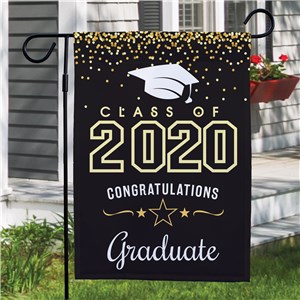 Personalized Class of Garden Flag | Personalized Graduation Flag