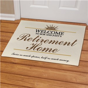Retirement Home Personalized Doormat | Personalized Doormats