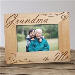 Personalized Grandma and Me Picture Frame | Personalized Gifts for Grandma