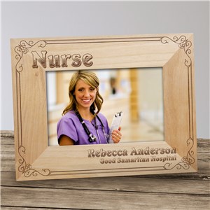 Personalized Nurse Wood Picture Frame | Graduation Picture Frames