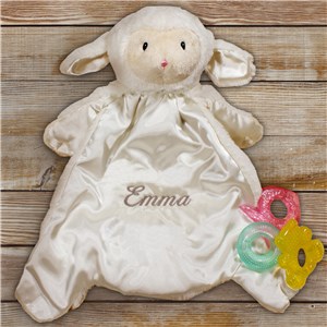 Personalized Baby HuggyBuddy Lamb Blanket | Personalized Baby Gifts