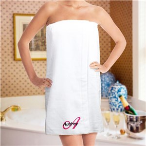 Embroidered Ladies Spa Wrap | Monogrammed Towel Wrap