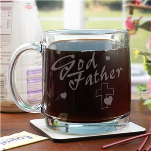 Engraved Godfather Glass Mug G210820