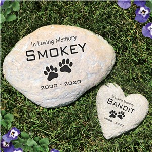 Engraved Pet Memorial Garden Stone | Sympathy Gift Ideas