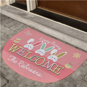 Easter Welcome Doormat | Easter Personalized Door Mats