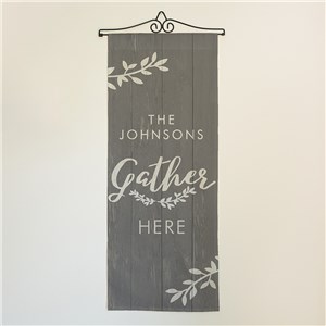Personalized Gather Here Wall Hanging U13305111