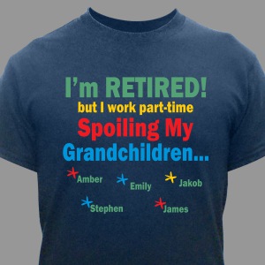 Personalized Grandpa Retirement Shirt | Grandparents T Shirts
