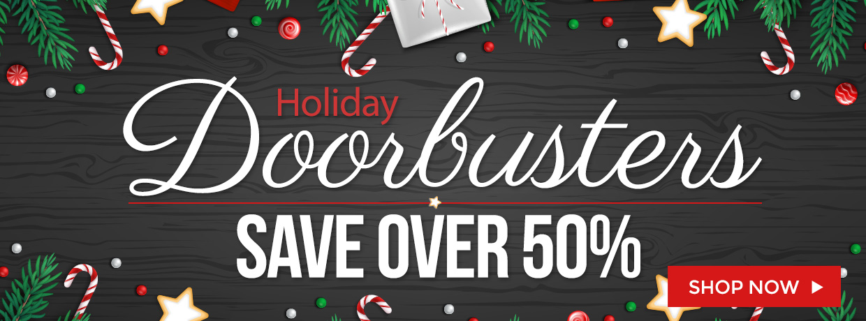 Shop early and save with 50% Off Doorbuster Savings
