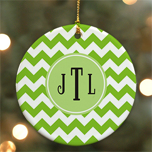 Monogram Madness Ornament | Ceramic | Kids Christmas Ornaments