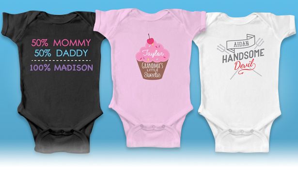 Personalized Baby Shirts & Bodysuits