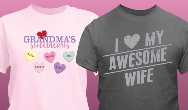 Personalized Valentine's Day Shirts