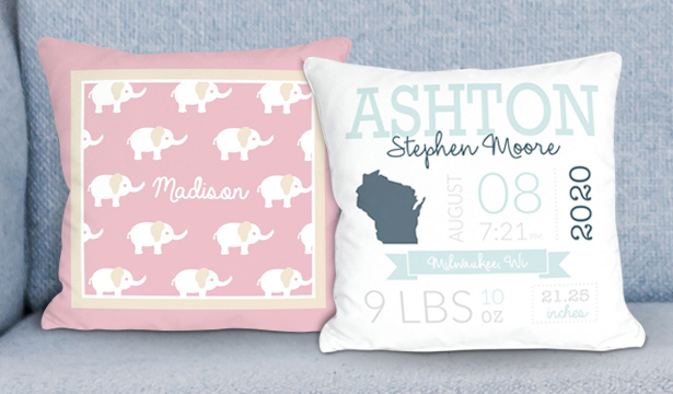 Personalized Baby Pillows