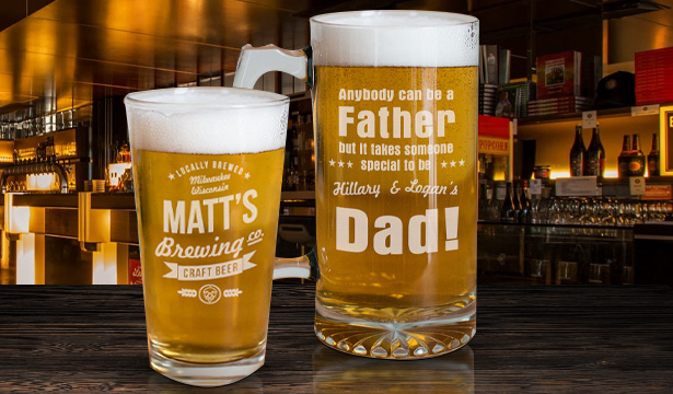 Personalized Beer Glasses