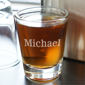 Personalized Shot Glass | Custom Groomsmen Shot Glasses