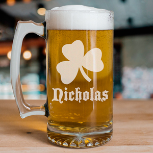 Shamrock Irish Glass | St. Patrick's Day Glass