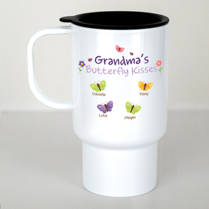 Personalized Butterflies Travel Mug