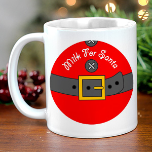 Milk for Santa Ceramic Mug | Christmas Mugs