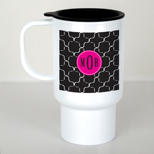 Monogram Madness Mug | Personalized Travel Mug