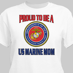 Proud To Be A... Personalized Military T-shirt | Personalized T-shirts