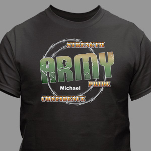 Personalized Army Pride T-Shirt | Personalized T-shirts