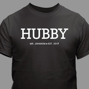 Personalized Hubby T-Shirt | Personalized T-shirts