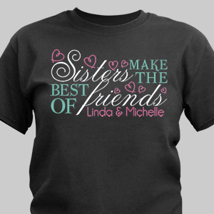 Sisters Friendship T-Shirt | Personalized T-shirts