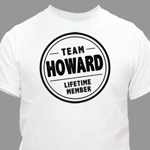 Personalized Team T-Shirt | Father's Day Gifts