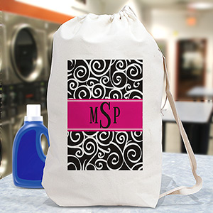 Monogrammed Laundry Bag | Monogrammed Graduation Gifts