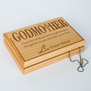 Godmother Personalized Valet Box | Personalized Keepsake Box