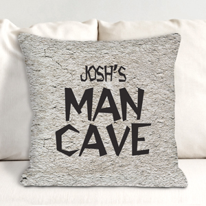 Personalized Man Cave Throw Pillow 83025833