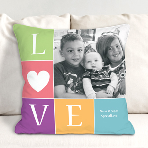 Personalized Love Photo Throw Pillow 83070393