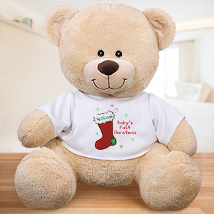 Personalized Baby's First Christmas Teddy Bear | Baby's First Christmas Gifts