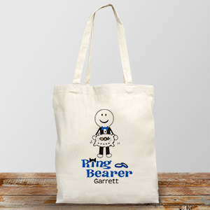 Personalized Ring Bearer Tote Bag | Personalized Ring Bearer Bag