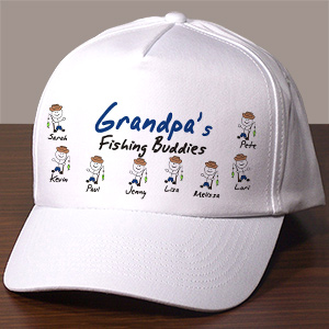 Personalized Fishing Buddies Hat | Personalized Gifts For Grandpa