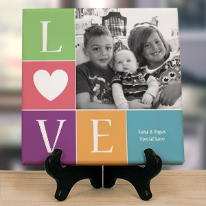 Personalized Love Photo Canvas | Mom Plaques