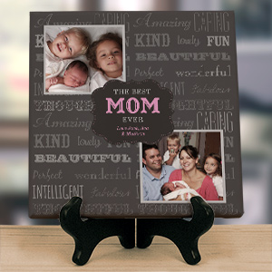 Personalized Best Mom Canvas | Mother's Day Personalized Gifts