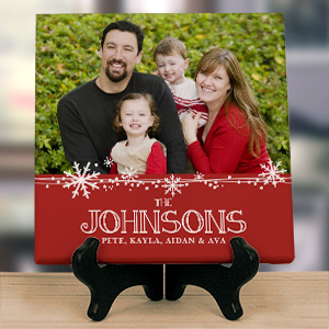 Christmas Photo Canvas | Personalized Christmas Sign