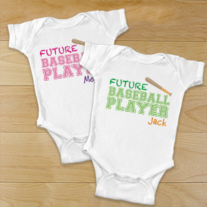 Personalized Future Athlete Infant Apparel | Customized Baby Gifts