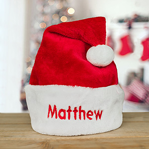 Embroidered Santa Hat | Personalized Santa Hats