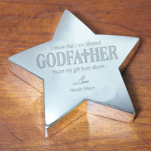 Personalized Godfather Keepsake | Customized Godfather Gifts